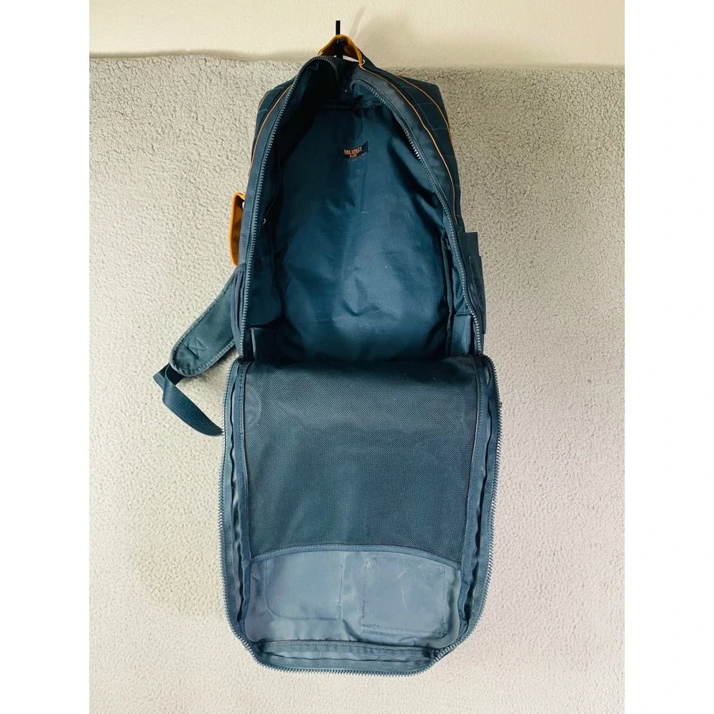 Nike Utility Elite Backpack Navy Blue Orange Training Gym Laptop Bag Air Max